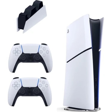 Sony Playstation 5 Slim Digital 825 GB + Şarj Istasyonu + 2. Dualsense ( İthalatçı Garantili