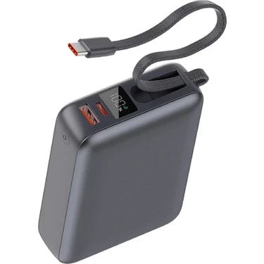 Qcy 20000MAH - Powerbank Siyah - 45W Hızlı Şarj - Taşınabilir Şarj