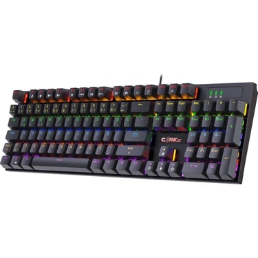 Claw's Rapidfire Red Switch Mekanik & Rainbow Rgb Aydınlatma Anti-Ghosting Çift Enjeksiyon 105