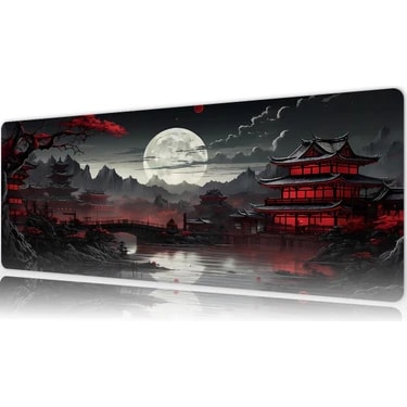 Urzuva Dark Serenity 70X30 3mm Kalınlık Premium Gaming Oyuncu Mousepad, Anti Slip Xxl Mouse
