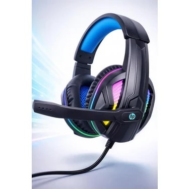 Hp DHE-8010UM Kablolu Mikrofonlu Gaming Oyuncu Kulaklık RGB Aydınlatma Özelliği ile