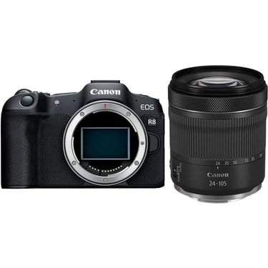 Canon Eos R8 Rf 24-105MM F/4-7.1 Is Stm Lens Kit / Ithalatçı