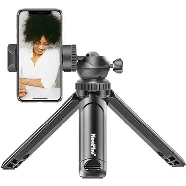 CoverZone NP-999S | 22CM Mini Taşınabilir Selfie Çubuğu Telefon Kamera Aksiyon Kamerası ile Uyumlu