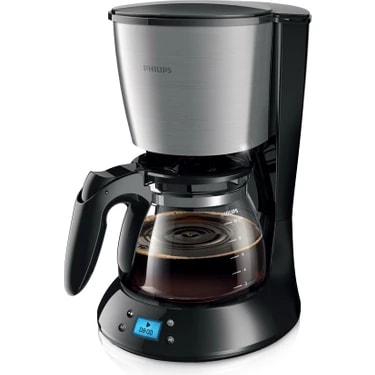 Philips Filtre Kahve Makinesi, 1,2 Lt Kapasite, Otomatik Kapanma, Cam Demlikli, Kolay Doldurma,