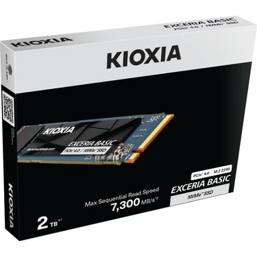 KIOXIA PCIe M2 2TB Exceria Basic NVMe 3D 7300/6800 Mb/sn SSD