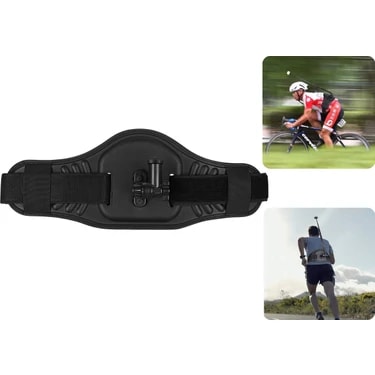Coverzone Aksiyon Kamera Bel Kemeri, Extreme Sporlar,Bisiklet,Gezi,Vlog,Şehir içi, 1/4” Vida, 180°