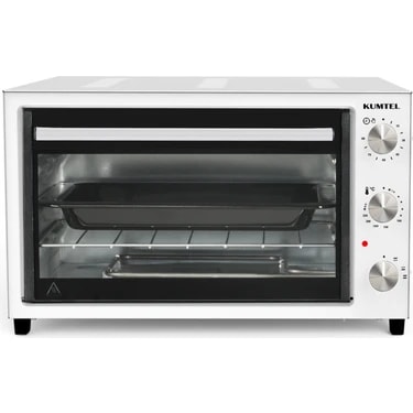Kumtel 32 Litre Beyaz Mini Fırın KF-5320 Turbo Pişirme Özelliği ile Kompakt