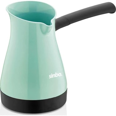 Sinbo SCM-2955 400 ml Kapasite Elektrikli Cezve Turkuaz Renk ve Pratik