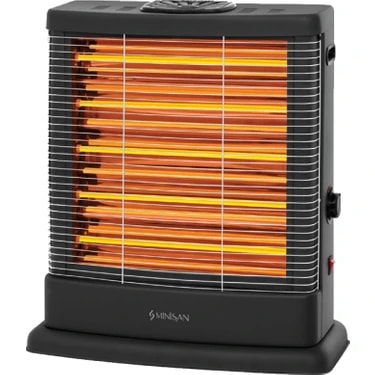 Minisan Maxi Ms-2500 Elektrikli Isıtıcı Soba 2500 W Güçlü Performans ve Dayanıklı