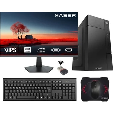 Xaser Business XSR400 Intel Core i5 3470 16GB RAM 256GB SSD 23.8" Monitörlü FreeDOS Masaüstü Ofis