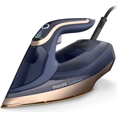 Philips 8000 Serisi Azur Buharlı Ütü, 3000W, 260 g Turbo Şok Buhar, 85 g/dk Sürekli Buhar, Sıfır