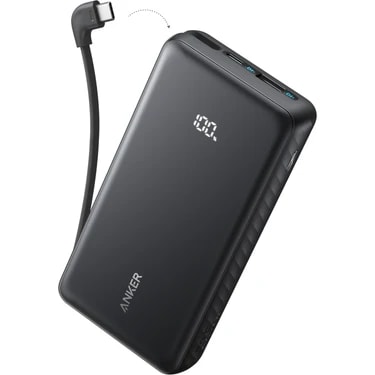 Anker Zolo 20.000MAH Powerbank, 22.5W Hızlı Şarjlı Taşınabilir Şarj Cihazı, Siyah -