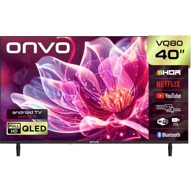 Onvo 40VQ80F2FA 40'' 102 Ekran Uydu Alıcılı Full HD WhaleOS QLED