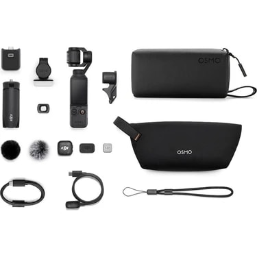 DJI Osmo Pocket 4 Creator Combo 4K Gimbal Kamera Mobil Kontrol Özellikleriyle