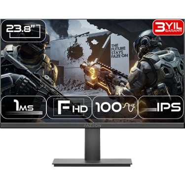Fazeon X24F100 23.8" 100Hz 1ms HDMI VGA Hdr Ready Freesync G-Sync Fhd IPS Gaming