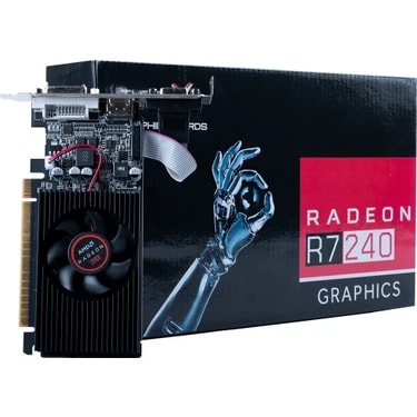 Turbox Knight Zen N R7 240 Amd Ekran Kartı 4GB DDR3 128 Bit Fanlı Soğutma HDMI DVI Çıkışları ile
