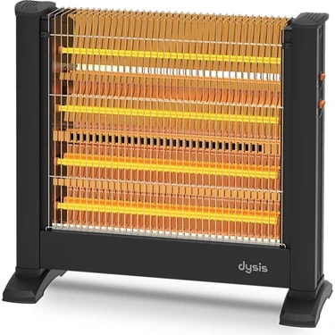 Simfer Dysis HTR-7432 Elektrikli Soba Isıtıcı 2200W Siyah Renk 40 m² Kullanım