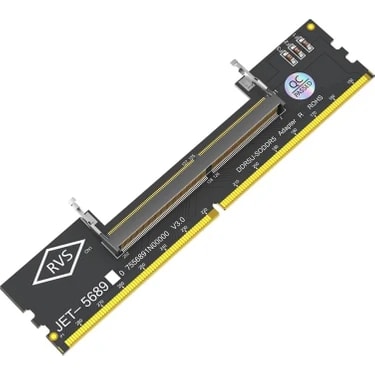 OEM JET-5689 DDR5 Notebook Bellek SO-DIMM to Masaüstü Bellek DIMM Adaptör Kartı