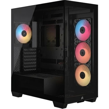 Corsair Corsaır 3500X RM850E 850W 80+Gold 3X120MM Reverse Argb 1x RS120 Arka Fanlı Temperli Camlı