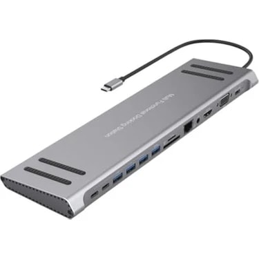 14IN1 Type-C To Multi Function Docking Station - 4K Hdmi Dönüştürücü 100W Pd