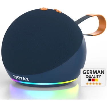 Woyax Bluetooth Hoparlör 15W Kablosuz Küre Speaker Güçlü Ses Yüksek Bass Taşınabilir Ses Bombası