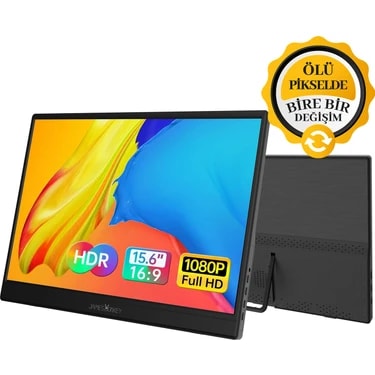 James Donkey JDP15 15,6″ 60Hz Full HD IPS Taşınabilir Monitör (Ölü Pikselde Anında