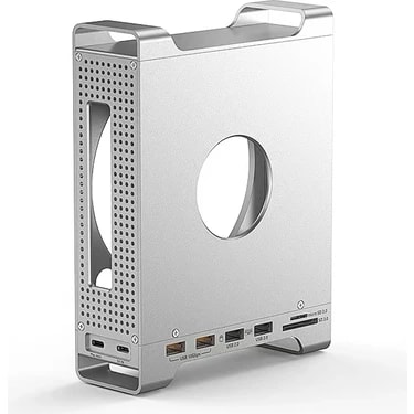 Codegen Mac Mini M4/m4 Pro 9 In 1 Type-C Nvme SSD Alüminyum Çevirici Stand Docking Station