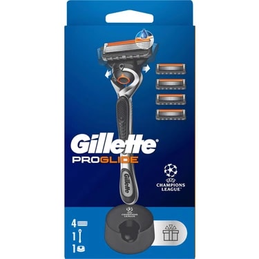Gillette Proglide Tıraş Makinesi ve Yedek Bıçağı 4'lü + Tıraş Bıçağı