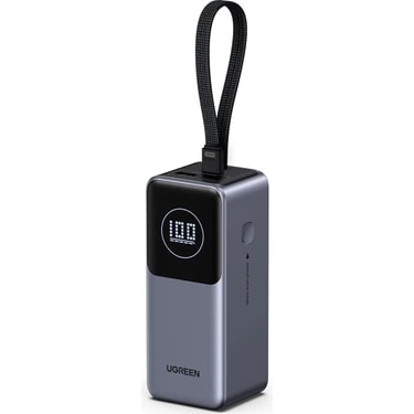 Ugreen Nexode 20.000 Mah 130 W Akıllı Ekranlı Dahili Kablolu Hızlı Şarj Powerbank,
