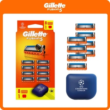 Gillette Fusion 8'li Yedek Tıraş Bıçağı Ergonomik Tasarım ile Hassas Cilt İçin
