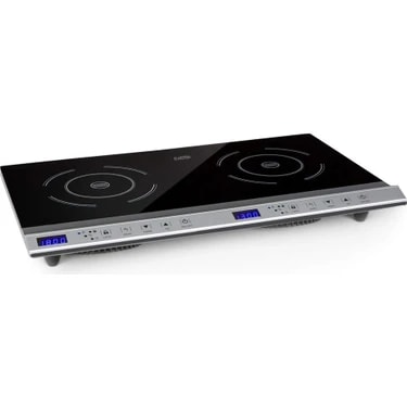 Klarstein Cucinata Çift Gözlü Indüksiyonlu Ocak, 3100 W, Cam Seramik,