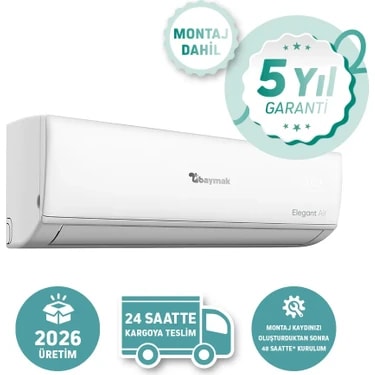 Baymak Elegant Aır 18000 Btu A++ İnverter Klima (Montaj