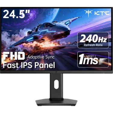 KTC H25T7-3 24.5'' FHD 240HZ Fast IPS 1ms Mprt Pivot Gaming