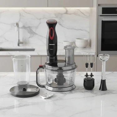 Homend Functionall 2851H Mutfak Robotu 2000 Watt Güç, 1,5 Litre Kapasite ve Çoklu