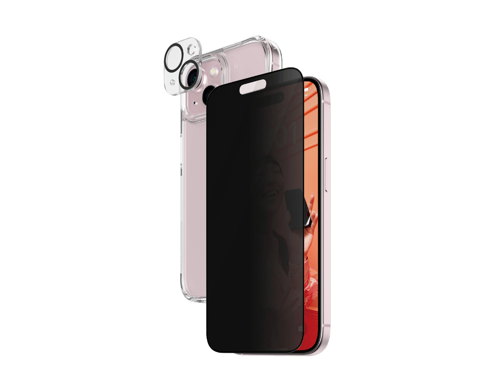 PanzerGlass iPhone 15 UWF Privacy Bundle, Ekran ve Kamera Koruyucu