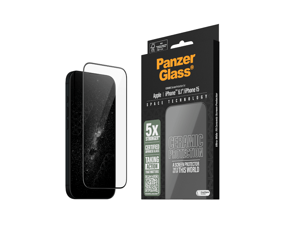 PanzerGlass iPhone 16 Seramik UWF Ekran Koruyucu