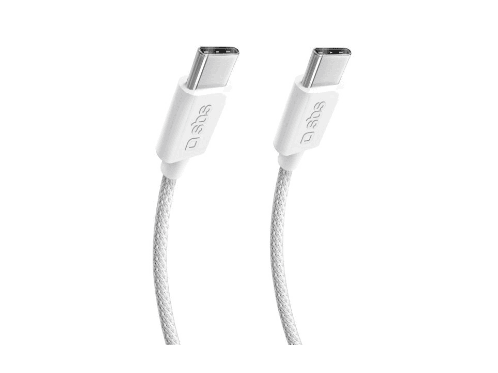 SBS Type-C To Type-C 240 W Dokuma 1 M Data ve Şarj Kablosu
