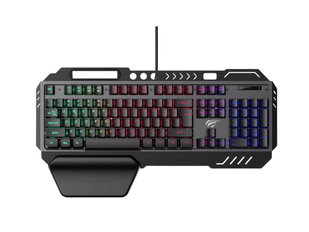 Havit Gamenote KB838L Rainbow Aydınlatma Metal Oyuncu Klavyesi
