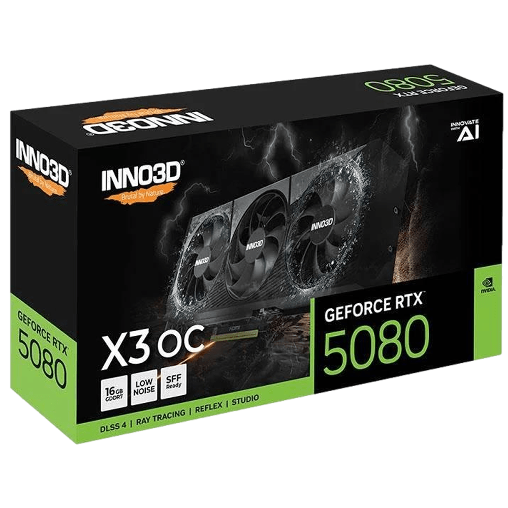 INNO3D GeForce RTX 5080 X3 OC 16GB GDDR7 256Bit DLSS 4 Ekran Kartı