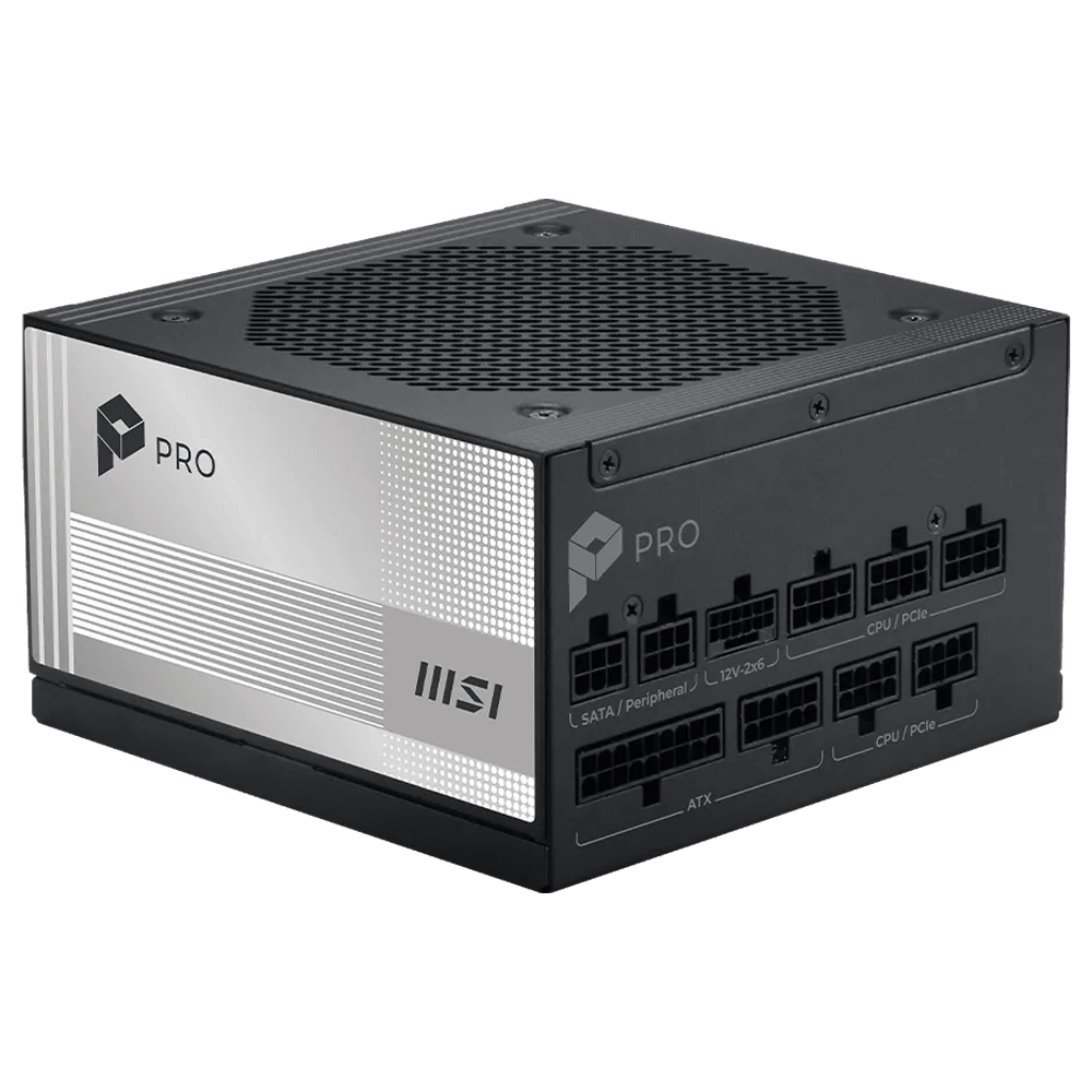 MSI PRO A1000PL PCIE5 1000W 80+ Platinum ATX 3.1 GEN 5.1 Full Modüler PSU