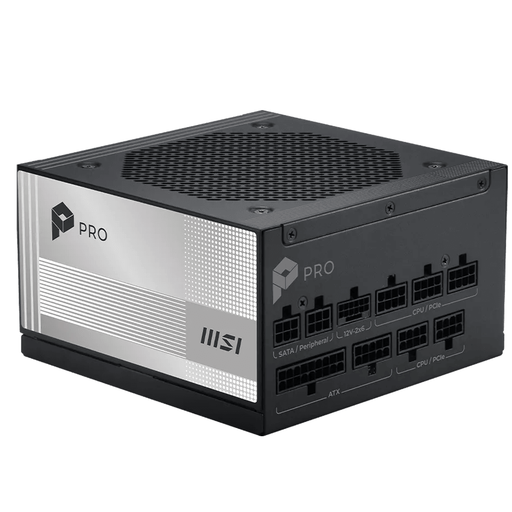 MSI PRO A850PL PCIE5 850W 80+ Platinum GEN 5.1 ATX 3.1 120mm Fanlı PSU