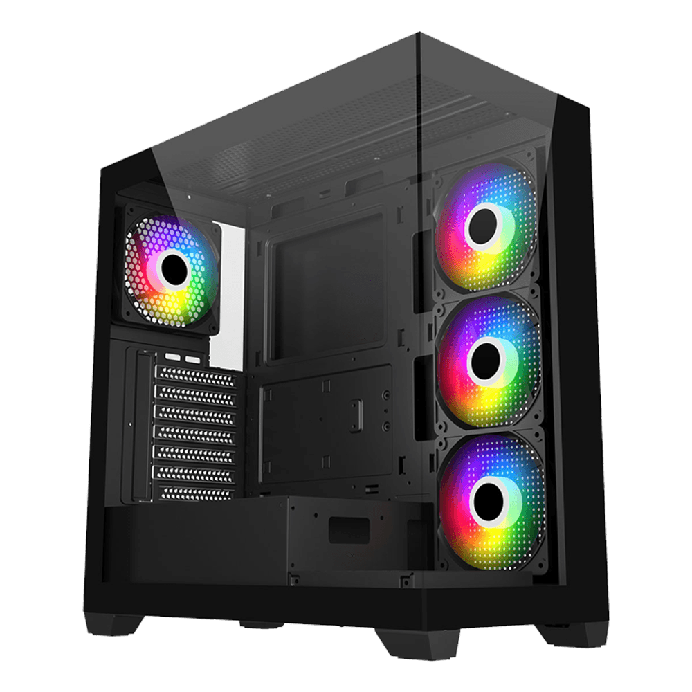 FSP M340 750W 80+ Gold Tempered Glass Type-C ARGB ATX Mid Tower Kasa