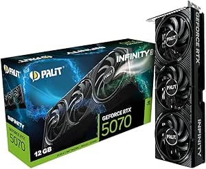 Palit GeForce RTX5070 Infinity 3 12GB 192Bit GDDR7 Ekran Kartı NE75070019K9-GB2050S