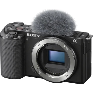 Sony ZV-E10 Gövde Fotoğraf Makinesi 24.2 MP 4K Video Siyah Yandan Açılır