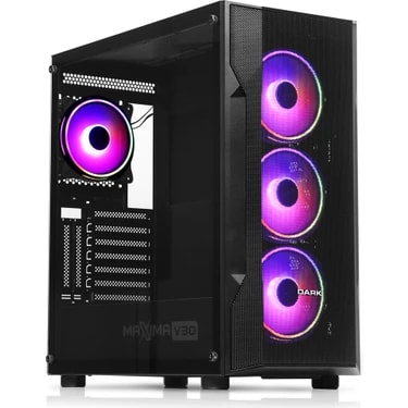 Dark DKCHMAXV30 MAXIMA V30, 3x12cm, 1x12cm ARGB Fan, 2xUSB3.0, 1xType-C, Oyuncu
