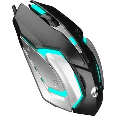Everest SM-G72 Usb Siyah/Gümüş Işıklandırmalı Oyuncu