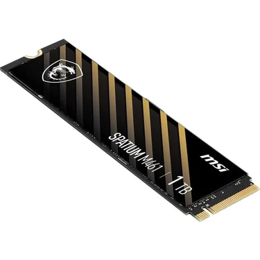 MSI Spatium M461 PCIe 4.0 NVMe M.2 1TB SSD 2000 MB/s Okuma Hızı 1000 MB/s Yazma