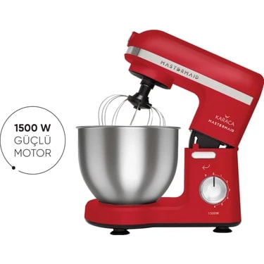 Karaca Mastermaid Chef Stand Mikser Red 1500W 5