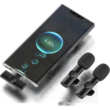 Deyatech Ios/apple Uyumlu Wirelles K9 Mikrofonu Cep Telefonu