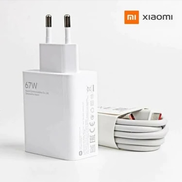 Xiaomi 67W Hızlı Şarj Adaptörü ve 1m USB Type-C Kablo Uyumlu Modeller için Güçlü